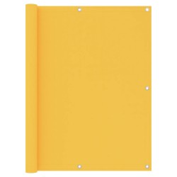 vidaXL Toldo para balcón tela oxford amarillo 120x300 cm