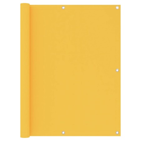 vidaXL Toldo para balcón tela oxford amarillo 120x300 cm