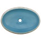 vidaXL Lavabo sobre encimera ovalado cerámica multicolor 59x40x15 cm vidaXL Lavabo sobre encimera ovalado cerámica multicolor 59x40x15 cm