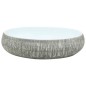 vidaXL Lavabo sobre encimera ovalado cerámica gris y azul 59x40x15 cm vidaXL Lavabo sobre encimera ovalado cerámica gris y azul 59x40x15 cm