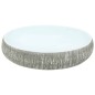 vidaXL Lavabo sobre encimera ovalado cerámica gris y azul 59x40x15 cm vidaXL Lavabo sobre encimera ovalado cerámica gris y azul 59x40x15 cm
