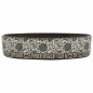 vidaXL Lavabo de encimera ovalado cerámica negro azul 56,5x36,5x13,5cm vidaXL Lavabo de encimera ovalado cerámica negro azul 56,5x36,5x13,5cm