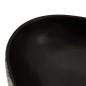 vidaXL Lavabo de encimera ovalado cerámica negro azul 56,5x36,5x13,5cm vidaXL Lavabo de encimera ovalado cerámica negro azul 56,5x36,5x13,5cm