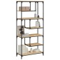 vidaXL Estantería madera de ingeniería roble Sonoma 81x36x176 cm vidaXL Estantería madera de ingeniería roble Sonoma 81x36x176 cm