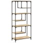 vidaXL Estantería madera de ingeniería roble Sonoma 81x36x176 cm vidaXL Estantería madera de ingeniería roble Sonoma 81x36x176 cm