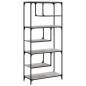 vidaXL Estantería madera de ingeniería gris Sonoma 81x36x176 cm vidaXL Estantería madera de ingeniería gris Sonoma 81x36x176 cm