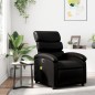vidaXL Sillón de masaje reclinable cuero sintético negro vidaXL Sillón de masaje reclinable cuero sintético negro