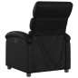 vidaXL Sillón de masaje reclinable cuero sintético negro vidaXL Sillón de masaje reclinable cuero sintético negro