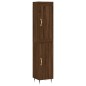 vidaXL Aparador alto madera contrachapada roble marrón 34,5x34x180 cm vidaXL Aparador alto madera contrachapada roble marrón 34,5x34x180 cm