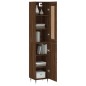 vidaXL Aparador alto madera contrachapada roble marrón 34,5x34x180 cm vidaXL Aparador alto madera contrachapada roble marrón 34,5x34x180 cm