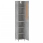 vidaXL Aparador de madera contrachapada gris hormigón 34,5x34x180 cm vidaXL Aparador de madera contrachapada gris hormigón 34,5x34x180 cm