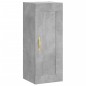 vidaXL Aparador de madera contrachapada gris hormigón 34,5x34x180 cm vidaXL Aparador de madera contrachapada gris hormigón 34,5x34x180 cm
