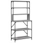 vidaXL Estantería cocina 6 niveles madera gris Sonoma 90x40x180 cm vidaXL Estantería cocina 6 niveles madera gris Sonoma 90x40x180 cm