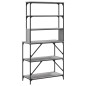 vidaXL Estantería cocina 6 niveles madera gris Sonoma 90x40x180 cm vidaXL Estantería cocina 6 niveles madera gris Sonoma 90x40x180 cm