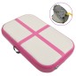 vidaXL Esterilla inflable de gimnasia con bomba PVC rosa 60x100x10 cm