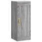 vidaXL Aparador alto madera contrachapada gris Sonoma 34,5x34x180 cm vidaXL Aparador alto madera contrachapada gris Sonoma 34,5x34x180 cm