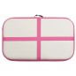 vidaXL Esterilla inflable de gimnasia con bomba PVC rosa 60x100x10 cm