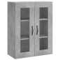 vidaXL Aparador alto madera contrachapada gris hormigón 69,5x34x180 cm vidaXL Aparador alto madera contrachapada gris hormigón 69,5x34x180 cm