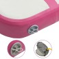 vidaXL Esterilla inflable de gimnasia con bomba PVC rosa 60x100x10 cm