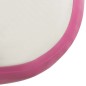 vidaXL Esterilla inflable de gimnasia con bomba PVC rosa 60x100x10 cm