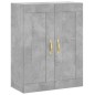 vidaXL Aparador alto madera contrachapada gris hormigón 69,5x34x180 cm vidaXL Aparador alto madera contrachapada gris hormigón 69,5x34x180 cm