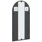 vidaXL Espejo de pared arco de hierro negro 30x60 cm vidaXL Espejo de pared arco de hierro negro 30x60 cm