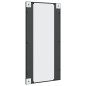 vidaXL Espejo de pared rectangular de hierro negro 50x100 cm vidaXL Espejo de pared rectangular de hierro negro 50x100 cm