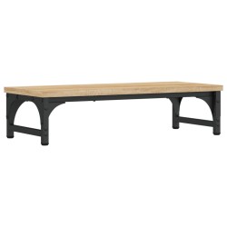 vidaXL Soporte de pantalla madera ingeniería roble Sonoma 55x23x14 cm