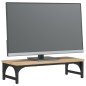 vidaXL Soporte de pantalla madera ingeniería roble Sonoma 55x23x14 cm vidaXL Soporte de pantalla madera ingeniería roble Sonoma 55x23x14 cm