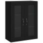 vidaXL Aparador alto madera contrachapada negro 69,5x34x180 cm vidaXL Aparador alto madera contrachapada negro 69,5x34x180 cm