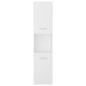 vidaXL Armario de baño madera contrachapada blanco 30x30x130 cm vidaXL Armario de baño madera contrachapada blanco 30x30x130 cm
