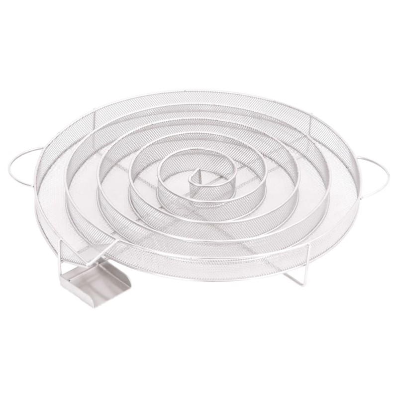 vidaXL Generador de humo frío redondo acero inoxidable 33,5 cm