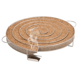 vidaXL Generador de humo frío redondo acero inoxidable 33,5 cm