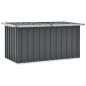 vidaXL Caja de almacenaje para jardín gris 129x67x65 cm vidaXL Caja de almacenaje para jardín gris 129x67x65 cm