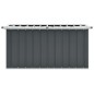 vidaXL Caja de almacenaje para jardín gris 129x67x65 cm vidaXL Caja de almacenaje para jardín gris 129x67x65 cm