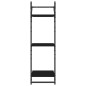 vidaXL Estantes de pared 3 niveles con barras 2 uds negro 30x25x100 cm vidaXL Estantes de pared 3 niveles con barras 2 uds negro 30x25x100 cm