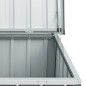 vidaXL Caja de almacenaje para jardín gris 129x67x65 cm vidaXL Caja de almacenaje para jardín gris 129x67x65 cm