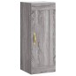vidaXL Aparador alto madera contrachapada gris Sonoma 34,5x34x180 cm vidaXL Aparador alto madera contrachapada gris Sonoma 34,5x34x180 cm