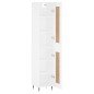 vidaXL Aparador alto madera de ingeniería blanco 34,5x34x180 cm vidaXL Aparador alto madera de ingeniería blanco 34,5x34x180 cm