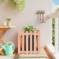 vidaXL Jardinera con diseño de valla madera maciza Douglas 60x60x60 cm vidaXL Jardinera con diseño de valla madera maciza Douglas 60x60x60 cm