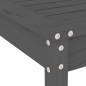 vidaXL Mesa y sillas de jardín 3 piezas madera maciza de pino gris vidaXL Mesa y sillas de jardín 3 piezas madera maciza de pino gris