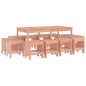 vidaXL Juego de comedor de jardín 13 pzas madera maciza abeto Douglas vidaXL Juego de comedor de jardín 13 pzas madera maciza abeto Douglas