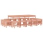 vidaXL Juego de comedor de jardín 17 pzas madera maciza abeto Douglas vidaXL Juego de comedor de jardín 17 pzas madera maciza abeto Douglas