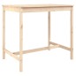 vidaXL Set de mesa y taburetes altos jardín 5 pzas madera maciza pino vidaXL Set de mesa y taburetes altos jardín 5 pzas madera maciza pino