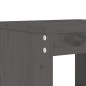 vidaXL Set de mesa y taburetes altos jardín 5 piezas madera pino gris vidaXL Set de mesa y taburetes altos jardín 5 piezas madera pino gris