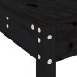 vidaXL Set de mesa y taburetes altos jardín 5 piezas madera pino negro vidaXL Set de mesa y taburetes altos jardín 5 piezas madera pino negro