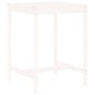 vidaXL Set de mesa y taburetes altos jardín 3 pzas madera pino blanco vidaXL Set de mesa y taburetes altos jardín 3 pzas madera pino blanco