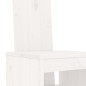 vidaXL Set de mesa y taburetes altos jardín 5 pzas madera pino blanco vidaXL Set de mesa y taburetes altos jardín 5 pzas madera pino blanco