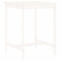 vidaXL Set de mesa y taburetes altos jardín 5 pzas madera pino blanco vidaXL Set de mesa y taburetes altos jardín 5 pzas madera pino blanco