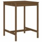 vidaXL Mesa y taburetes altos de jardín 3 pzas madera pino marrón miel vidaXL Mesa y taburetes altos de jardín 3 pzas madera pino marrón miel